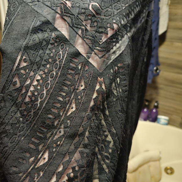 Womens Black Cover Up by Mossimo Size Large - Picture 2 of 5